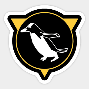 Penguins Shield Sticker